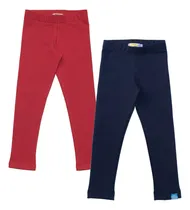 Comprar Pack X 2 Calzas Largas Nena Lisa Algodón Con Lycra T 3 Al 12