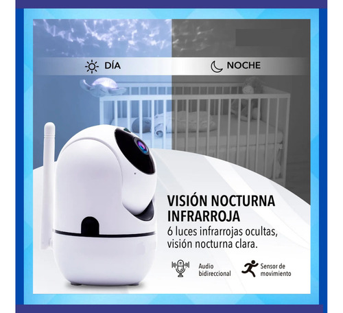 Cámara De Seguridad Suono 360 Ip Microfono Tarjeta Sd Blanca