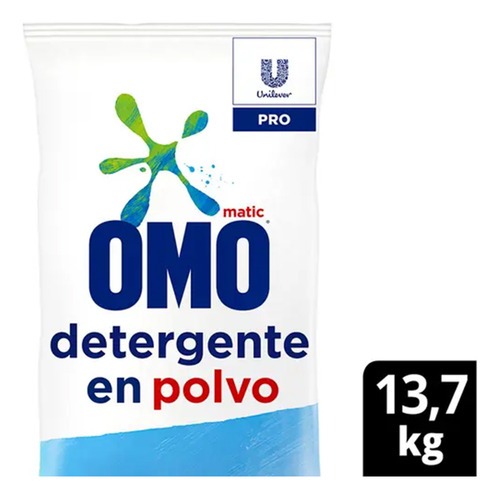 Omo Detergente En Polvo 13.7 Kg Lavanderia Y Hogar