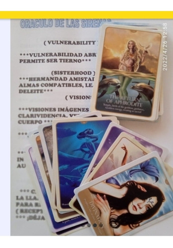 Tarot Reinas Del Mar Sirenas Osho Zen