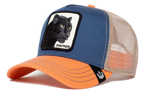 La Gorra De Camionero Ajustable De La Granja, Azul La Panter