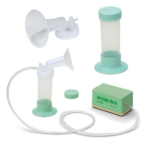 Extractor de leche, verde con piezas adicionales de leche Matern
