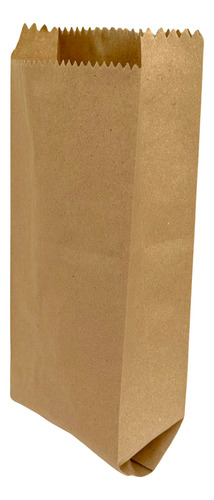 Bolsa Ecológica Papel Kraft No. 5 (31x14 Cm) 100 Piezas