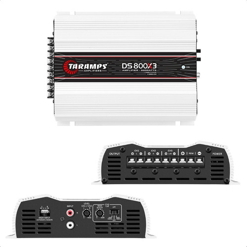 Módulo Amplificador Taramps Ds 800x3 800w 2ohms 3ch Classe D