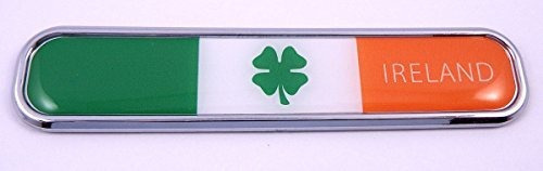 Irlanda Irlandes Cromado Emblema 3d Auto Calcomania Coche Mo
