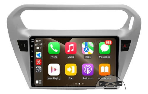 Estéreo Multimedia Android Carplay Auto For Peugeot 301 13-
