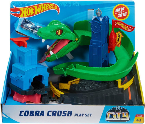 Hotwheels Pista Cobra Trituradora Original De Mattel