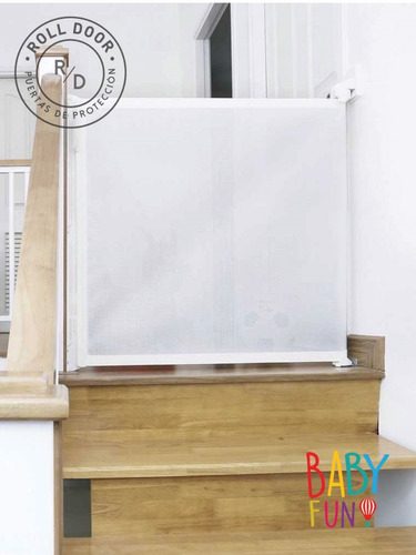 Imagen 5 de 6 de Puerta De Seguridad Retractil Bebes Escalera Roll Door®