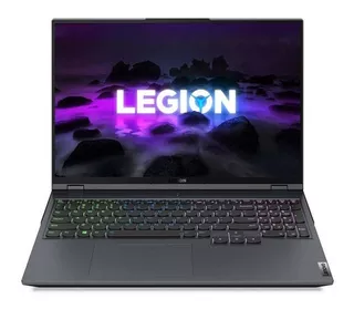 Notebook gamer Lenovo Legion 16IAH7H storm gray 16", Intel Core i5 12500H 16GB de RAM 512GB SSD, NVIDIA GeForce RTX 3060 165 Hz 2560x1600px Windows 11 Home