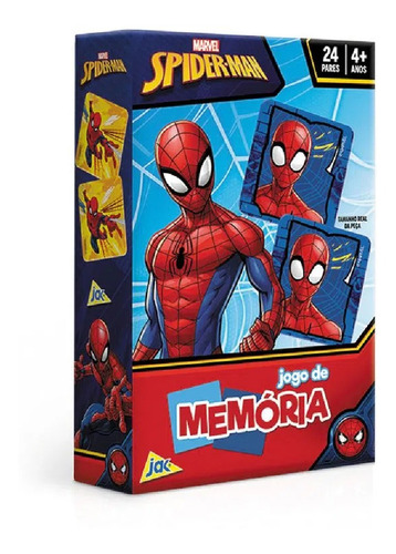 Jogo Da Memória Marvel Spider Man Homem-aranha Toyster 2629