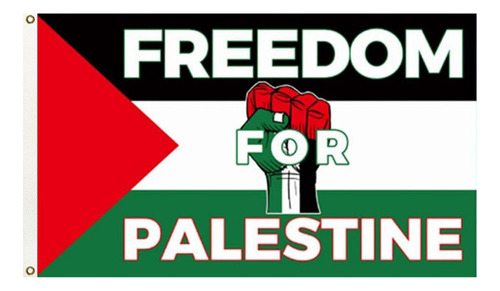 Bandera De Palestina De 90 X 150 Cm, Resistente Al Desgaste,