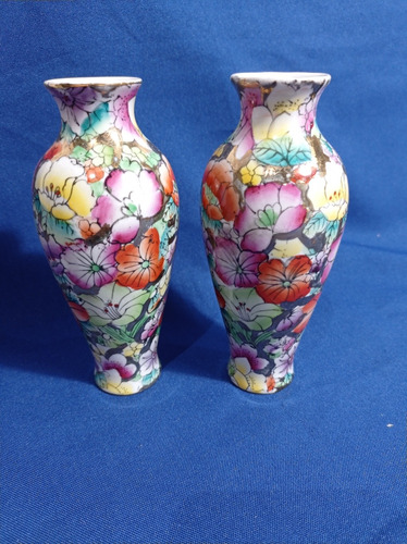 Par De Vasos Porcelana Japones Antigo