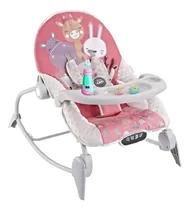 Comprar Mecedora Vibradora Musical Para Bebe Con Bandeja De Comer