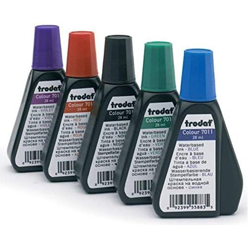 Tinta De Recarga De 5 Colores Base De Agua Autoentintad...