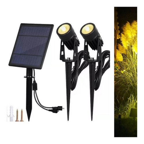 2 Estacas Solares Jardin Ideal Eventos Iluminan Super