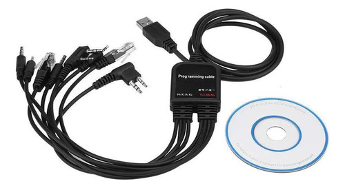 Cable De Programación Usb 8 En 1 Para Kenwood/quanshengcn/ty