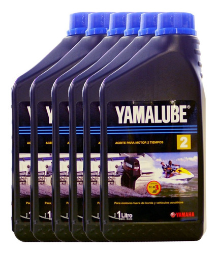 Aceite Yamaha 2t Yamalube  Tcw3 Promo X 6 Unidades 