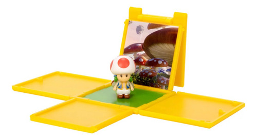 Super Mario Bros Pelicula Figura Toad Con Block De Pregunta
