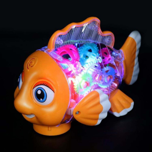 Equipamento Elétrico Transparente Em Forma De Peixe Fofo,