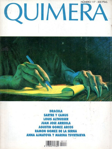 Revista Quimera 117 - 1993 Sartre Y Camus Althusser Dracula