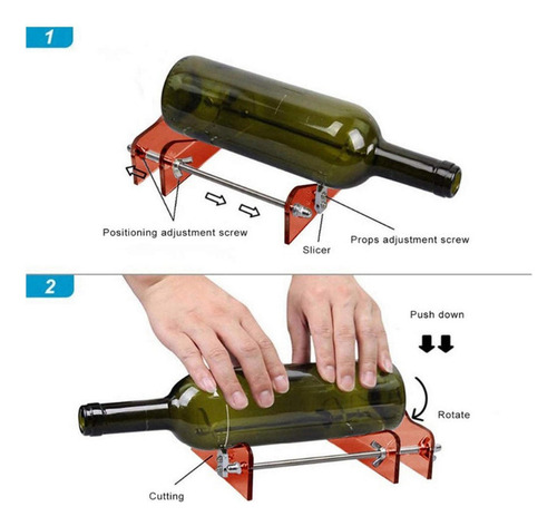 Herramienta De Corte De Botellas Máquina Cortadora De Azul