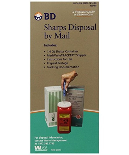 Bd Sharps Disposal By Mail Libre De Preocupaciones Elimin
