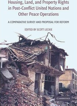 Libro Housing, Land, And Property Rights In Post-conflict...