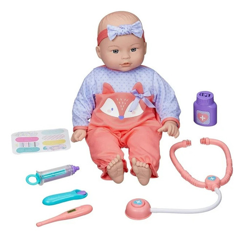 Juego De Muñeca Bebé Con Accesorios Médicos