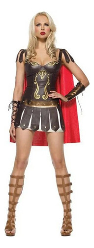 Disfraz De Soldado De Gladiador Medieval Para Mujer