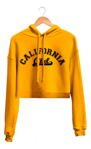 Hoodie Crop Top California Girl