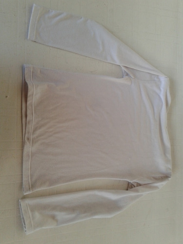 Remera Blanca De Algodon Talle S