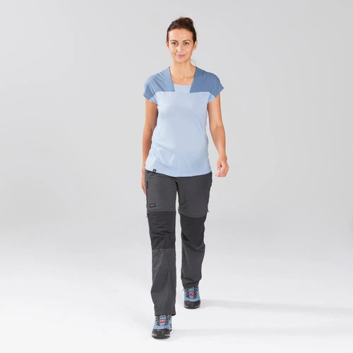 Calça Bermuda Feminina Ripstop Trekking Trilha 100 Quechua