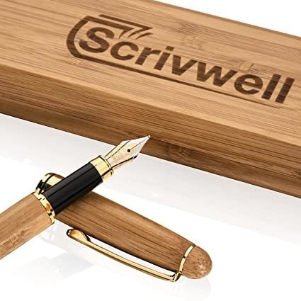 Scrivwell Clásico Ejecutivo Pluma Y Funda De Escritura - Inc