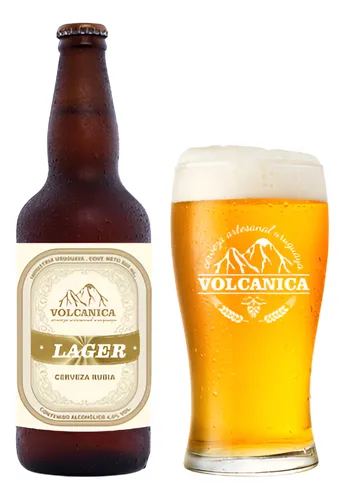Cerveza Volcanica Lager 500 Ml X12