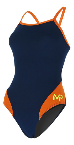 Esfera Mp Team Splice Mid Back Mujer Marina Naranja Sz 38