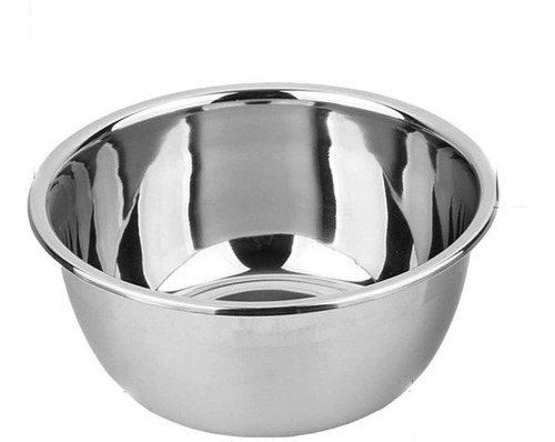 Bowl Ensaladera Acero Inoxidable 26 Cm Cocina Postre  