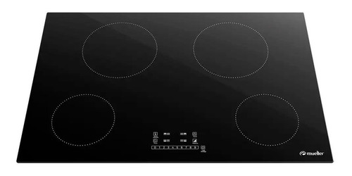 Cooktop Mueller 4 Bocas de Indução com Turbo Total e Painel Touch MCI024BG1 220V