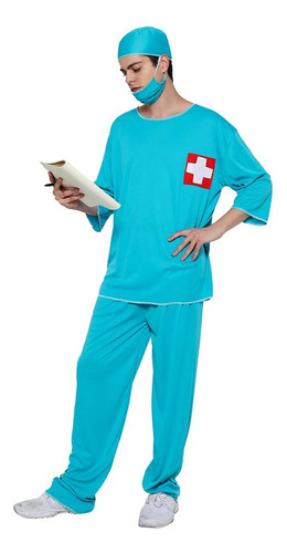 Reneecho - Disfraz De Enfermera Para Hombre Y Adulto, Disfra