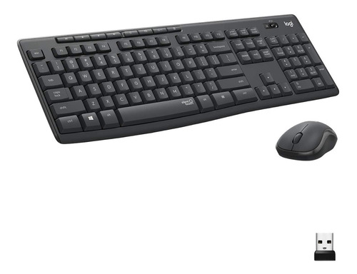 Kit Teclado Y Mouse Inalambrico Logitech Mk295 Silent Combo