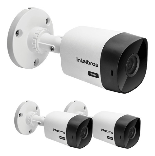Kit 3 Cameras Intelbras Vhc 1120 B Resolução Hd 720p