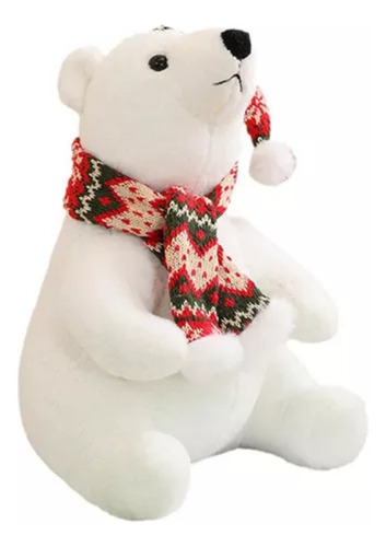 Zz Oso Polar Felpa Oso Navidad - Oso Polar Regalo 30 Cm /&z