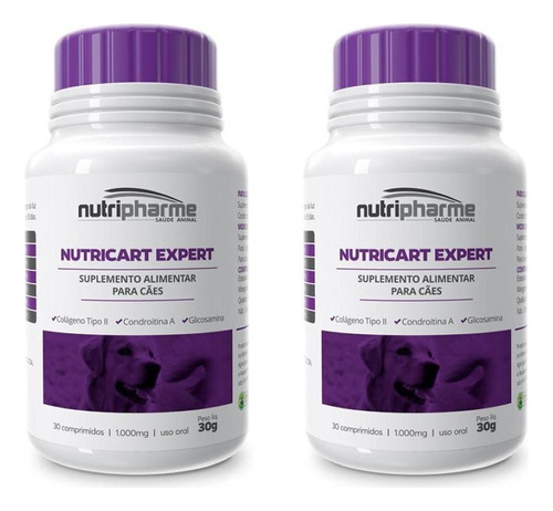 Combo 2 Unidades Nutricart Expert 30 Comprimidos Nutripharme