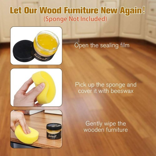 2 Piezas De Cera De Abejas Eelhoe Furniture Pulida Con Mulo