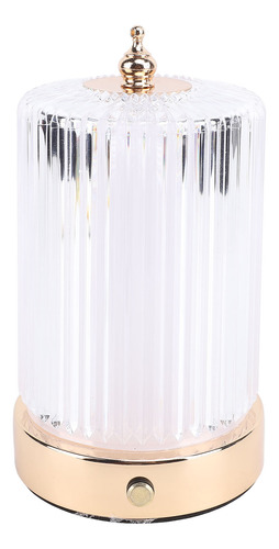 Mesita De Cama Recargable Con Led Táctil Regulable