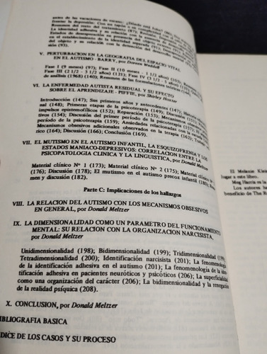 Exploración Del Autismo Donald Meltzer Y Otros Paidós Olivos (Usado)