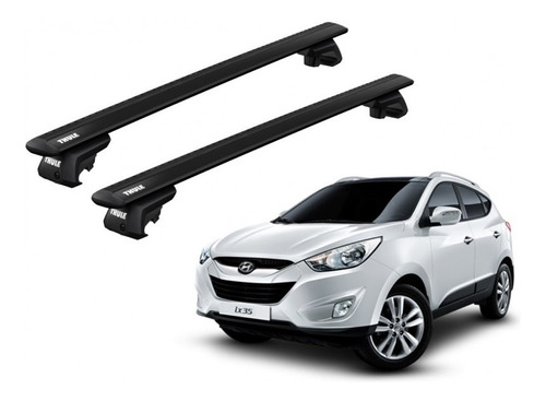 Barras Thule Hyundai Ix35 10-15 Re / Wingbar Evo Black