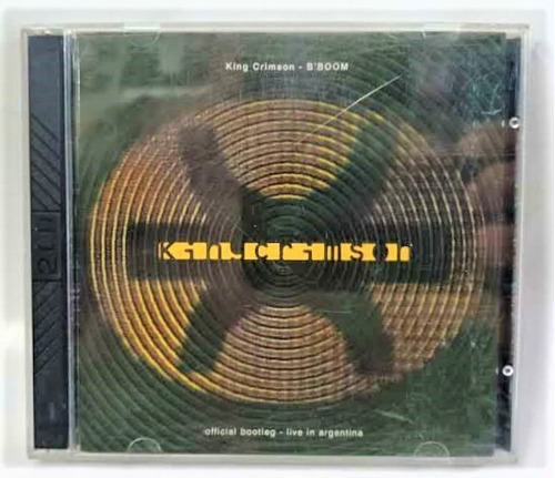 King Crimson B´boom Official Bootleg Live In Argentina Cd 