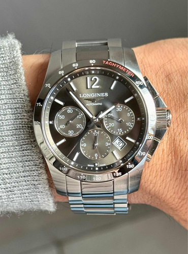 Reloj Longines Conquest Chronograph Automatic Cerámica Origi