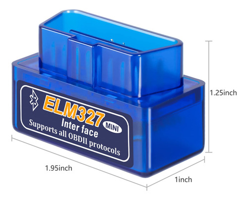 Escáner Automotriz Mini Elm327 Obd2 Con Bluetooth Android