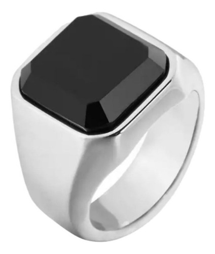 Anillo En Acero Quirúrgico De Mesa Anillos Hombres Gemas